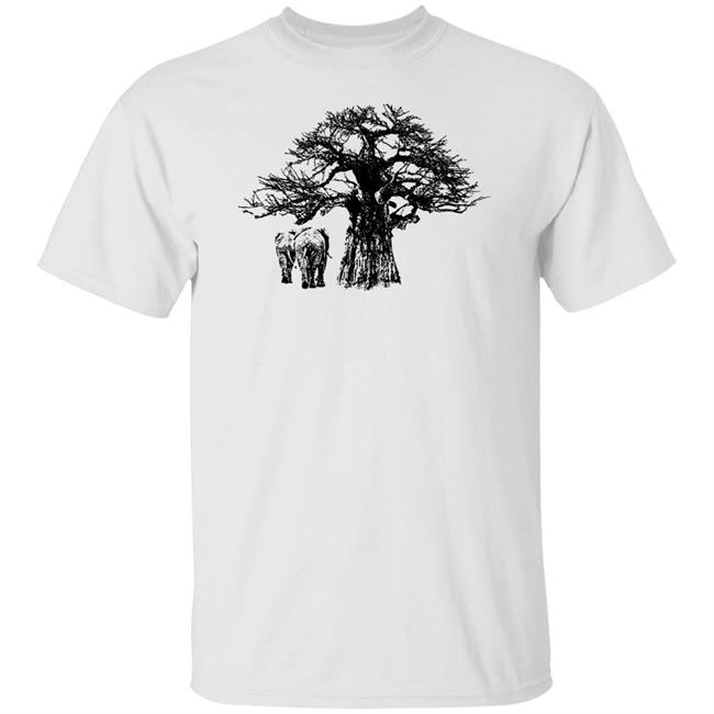 Africa Baobab Tree And Elephants Shirt