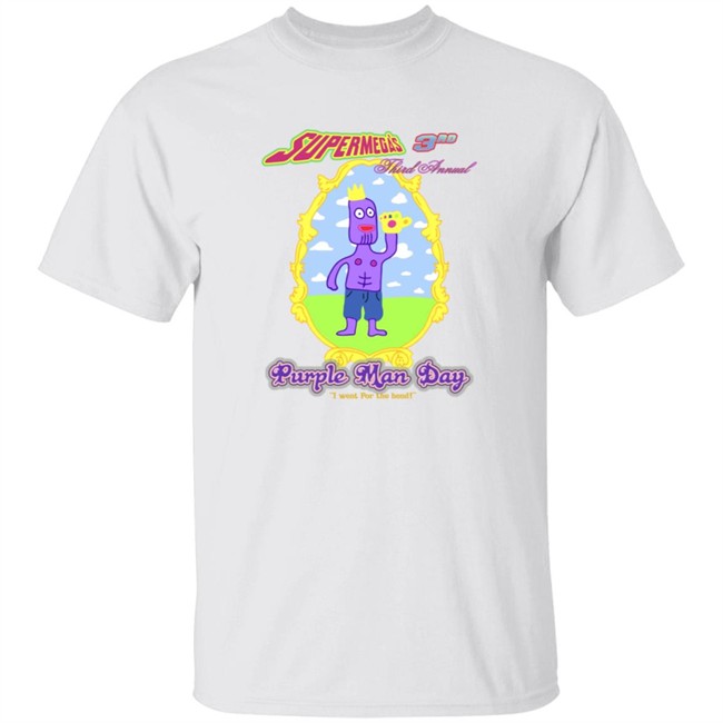 Supermegashow Superthanos Purple Man Day Shirt Thanos Day Tee Shirt