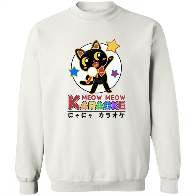George Not Found Merch Store Urban Outfitters Cotton Meow Meow Karaoke Cat Tee Shirt George Not Found Merch Store Urban Outfitters Cotton Meow Meow Karaoke Cat Tee Shirt