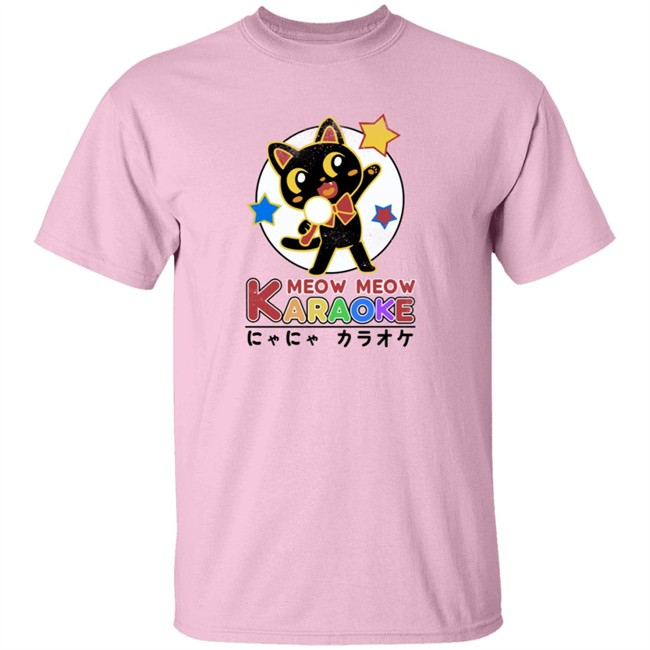 George Not Found Merch Store Urban Outfitters Cotton Meow Meow Karaoke Cat Tee Shirt George Not Found Merch Store Urban Outfitters Cotton Meow Meow Karaoke Cat Tee Shirt