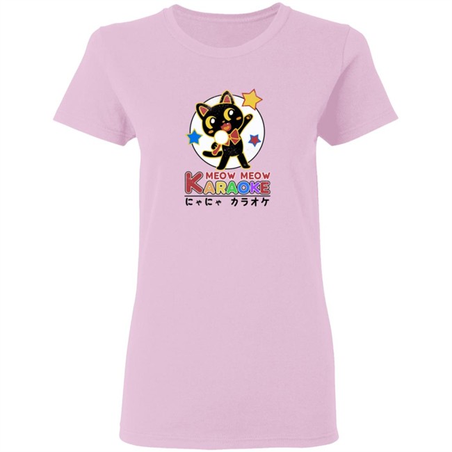 George Not Found Merch Store Urban Outfitters Cotton Meow Meow Karaoke Cat Tee Shirt George Not Found Merch Store Urban Outfitters Cotton Meow Meow Karaoke Cat Tee Shirt