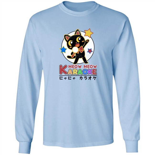 George Not Found Merch Store Urban Outfitters Cotton Meow Meow Karaoke Cat Tee Shirt George Not Found Merch Store Urban Outfitters Cotton Meow Meow Karaoke Cat Tee Shirt