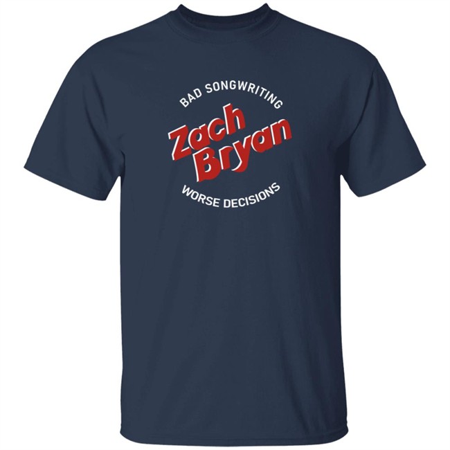 Zach Bryan Merch Bad Songwriting T Shirt Zach Bryan Merch Bad Songwriting T Shirt
