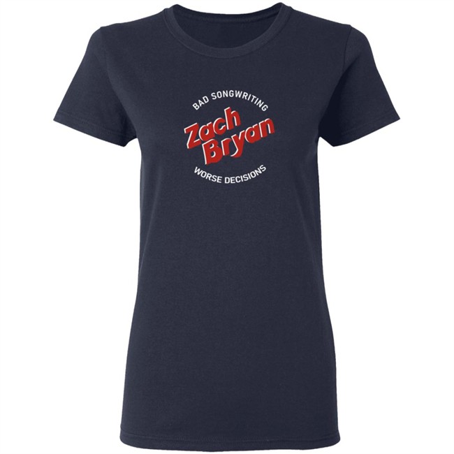 Zach Bryan Merch Bad Songwriting T Shirt Zach Bryan Merch Bad Songwriting T Shirt