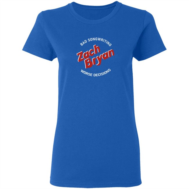 Zach Bryan Merch Bad Songwriting T Shirt Zach Bryan Merch Bad Songwriting T Shirt