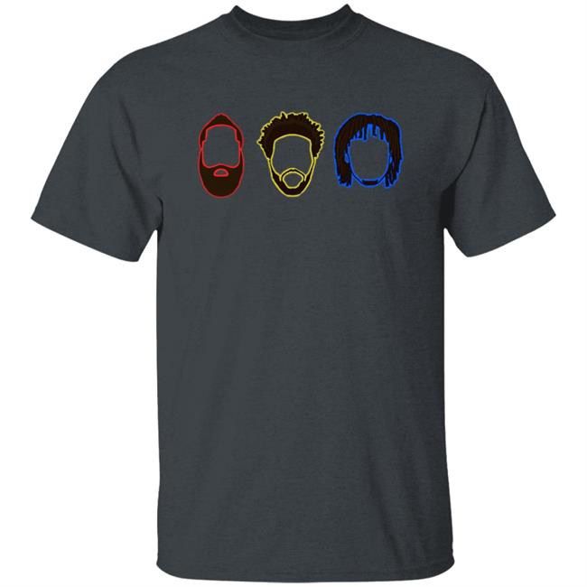 Philadelphia Sixers Big 3 76Er's Embiid Harden Maxey Shirt