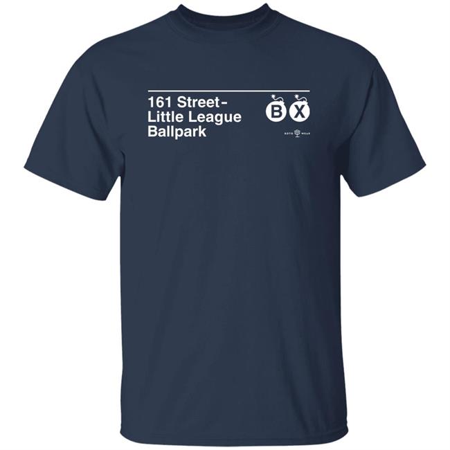 161 Street Little League Ballpark T Shirt Rotowear Merch