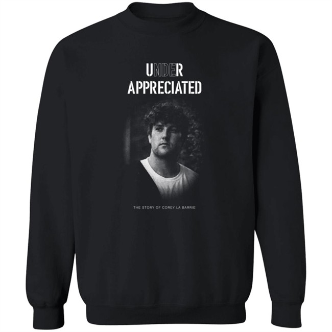Corey La Barrie Merch Under Appreciated Documentary T Shirt Corey La Barrie Merch Under Appreciated Documentary T Shirt