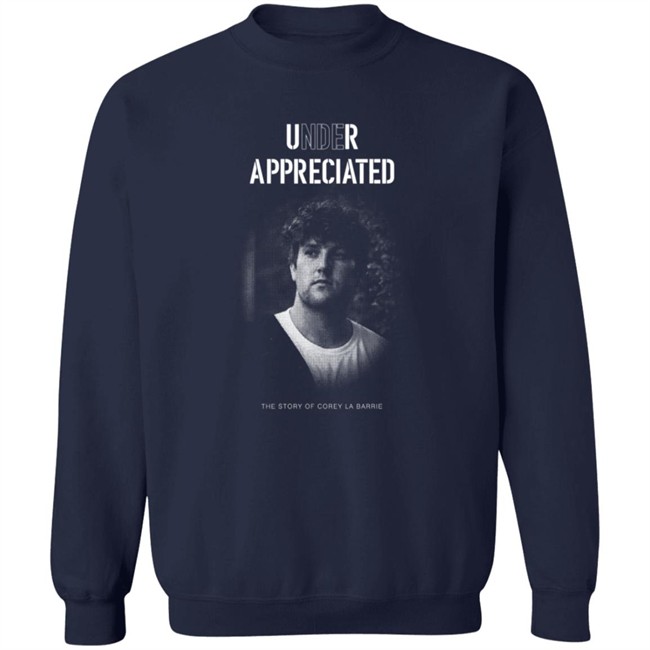 Corey La Barrie Merch Under Appreciated Documentary T Shirt Corey La Barrie Merch Under Appreciated Documentary T Shirt