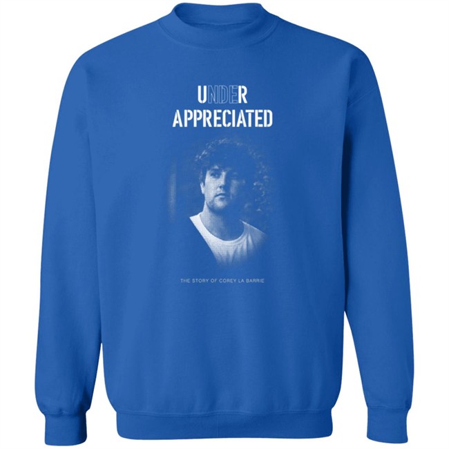 Corey La Barrie Merch Under Appreciated Documentary T Shirt Corey La Barrie Merch Under Appreciated Documentary T Shirt