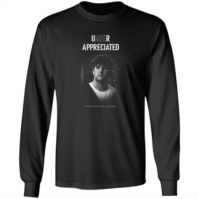 Corey La Barrie Merch Under Appreciated Documentary T Shirt Corey La Barrie Merch Under Appreciated Documentary T Shirt