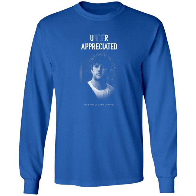 Corey La Barrie Merch Under Appreciated Documentary T Shirt Corey La Barrie Merch Under Appreciated Documentary T Shirt