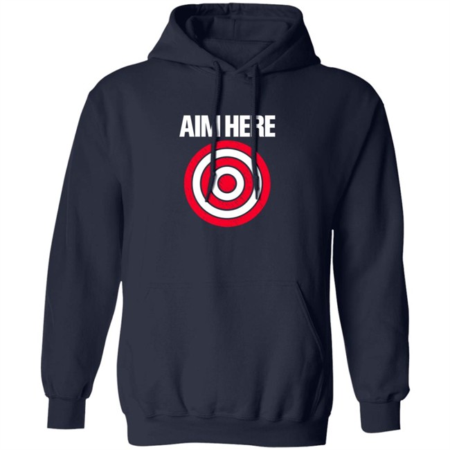 Aim Here Darts Players Bullseye Target Shooting Club T Shirt Aim Here Darts Players Bullseye Target Shooting Club T Shirt