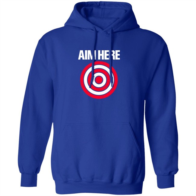 Aim Here Darts Players Bullseye Target Shooting Club T Shirt Aim Here Darts Players Bullseye Target Shooting Club T Shirt