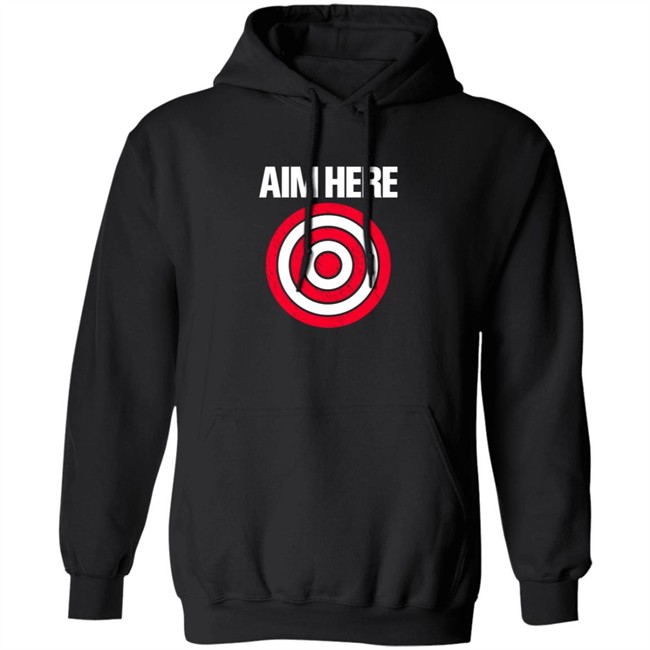 Aim Here Darts Players Bullseye Target Shooting Club T Shirt Aim Here Darts Players Bullseye Target Shooting Club T Shirt