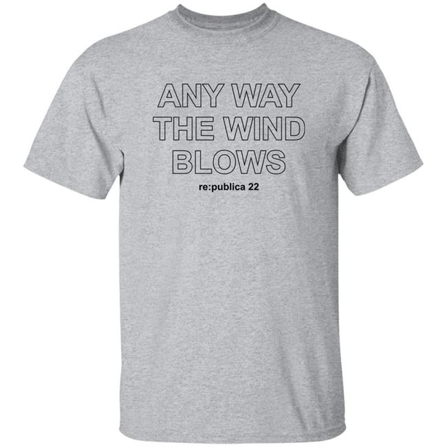 Johnny Haeusler Any Way The Wind Blows Re:Publica 22 Shirt