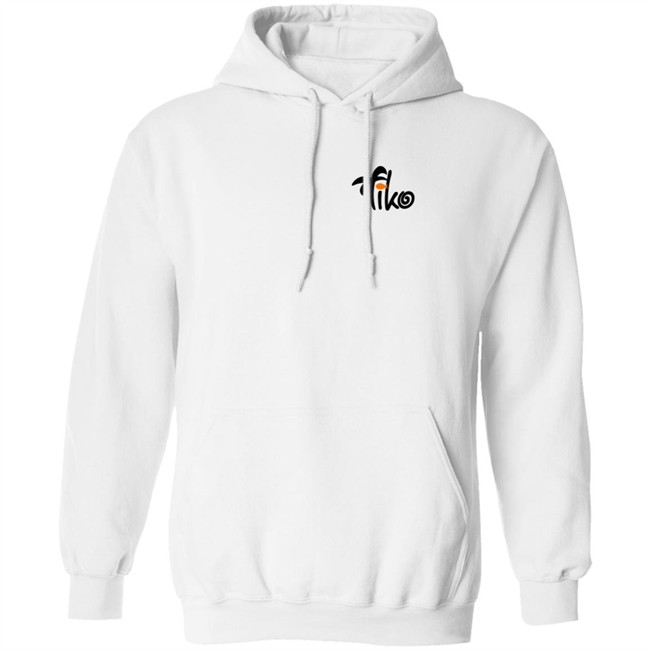 Tiko Merch Signature White Hoodie
