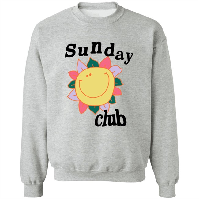 Urban Outfitters Merch UO Sunday Club Crew Neck Sweatshirt Urban Outfitters Merch UO Sunday Club Crew Neck Sweatshirt