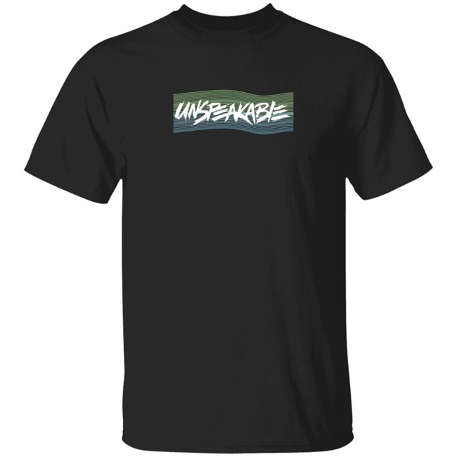 Unspeakable Merch Black Surf T Shirt