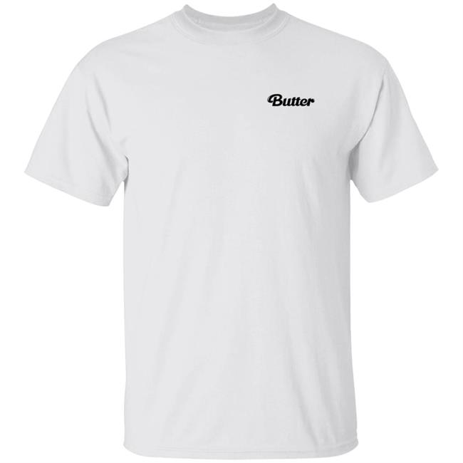 Bts Butter Merch Butter White T Shirt Bts Butter Merch Butter White T Shirt