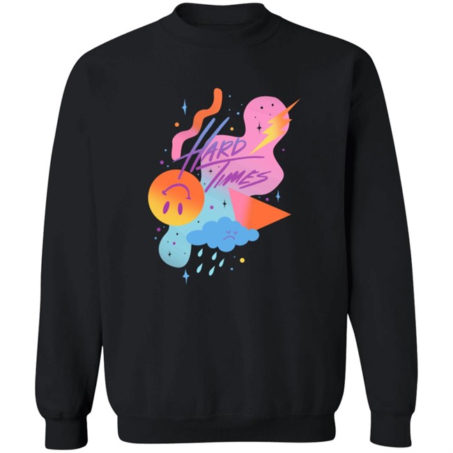 Paramore Merch Hard Times Gradient Shapes T Shirt Paramore Merch Hard Times Gradient Shapes T Shirt