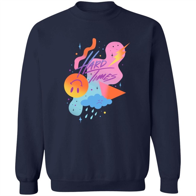 Paramore Merch Hard Times Gradient Shapes T Shirt Paramore Merch Hard Times Gradient Shapes T Shirt