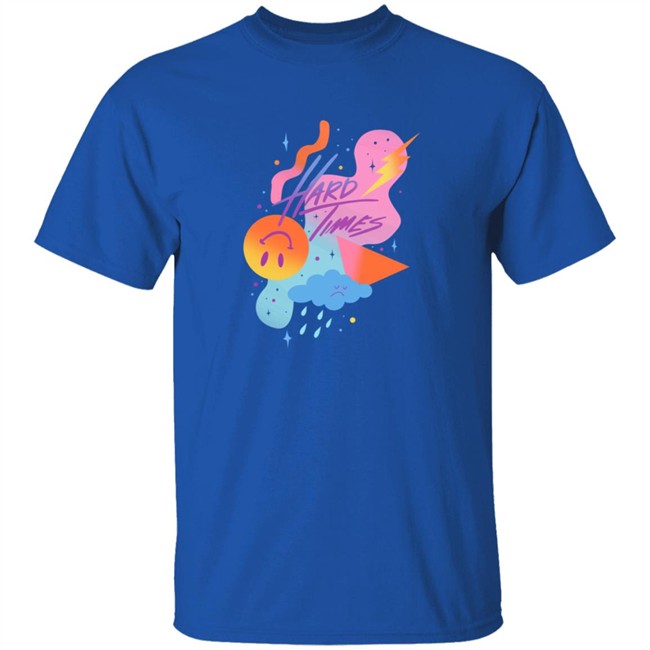 Paramore Merch Hard Times Gradient Shapes T Shirt Paramore Merch Hard Times Gradient Shapes T Shirt