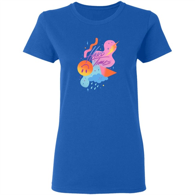 Paramore Merch Hard Times Gradient Shapes T Shirt Paramore Merch Hard Times Gradient Shapes T Shirt