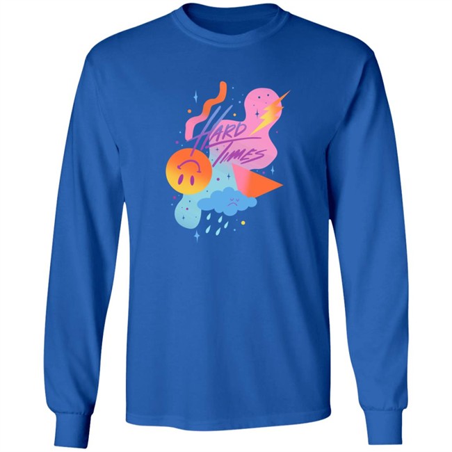 Paramore Merch Hard Times Gradient Shapes T Shirt Paramore Merch Hard Times Gradient Shapes T Shirt