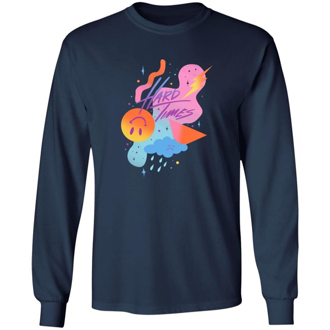 Paramore Merch Hard Times Gradient Shapes T Shirt Paramore Merch Hard Times Gradient Shapes T Shirt