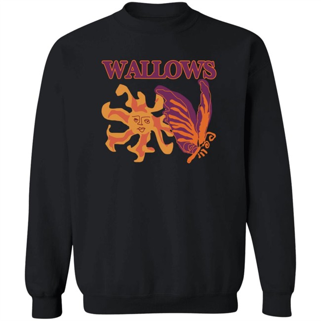 Wallows Merch Wavy Sun T Shirt Wallows Merch Wavy Sun T Shirt