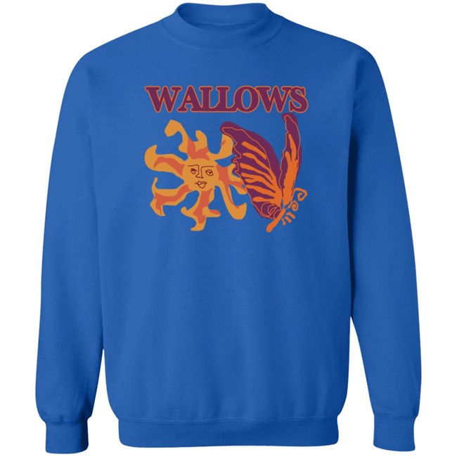 Wallows Merch Wavy Sun T Shirt Wallows Merch Wavy Sun T Shirt