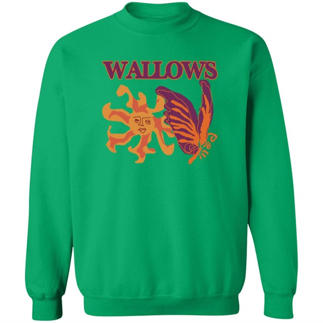 Wallows Merch Wavy Sun T Shirt Wallows Merch Wavy Sun T Shirt