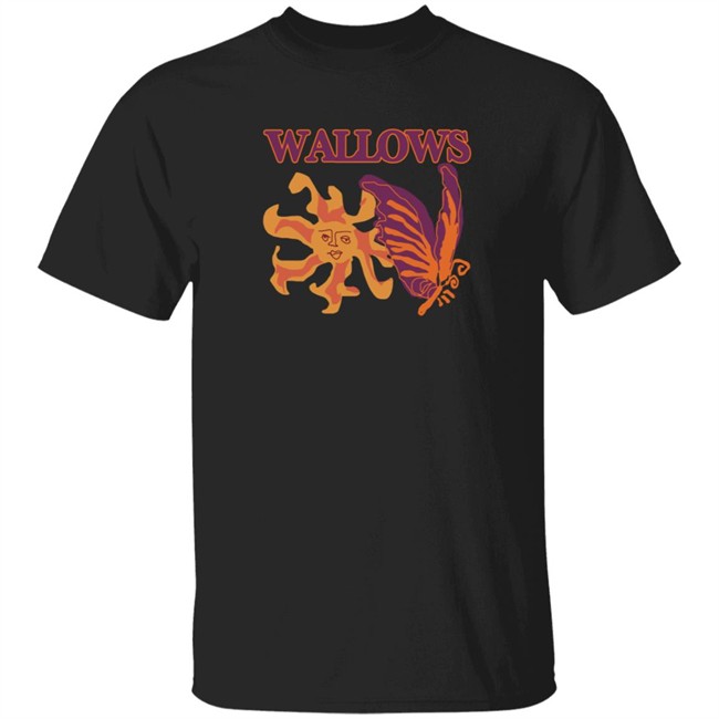 Wallows Merch Wavy Sun T Shirt Wallows Merch Wavy Sun T Shirt