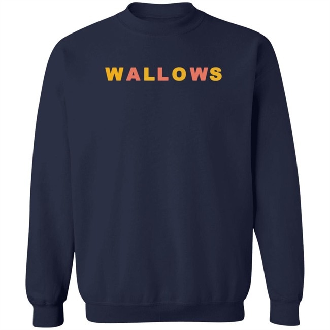 Wallows Merch Block Logo Hoodie Wallows Merch Block Logo Hoodie