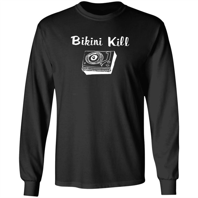 Bikini Kill Merch Record Player Crewneck Bikini Kill Merch Record Player Crewneck