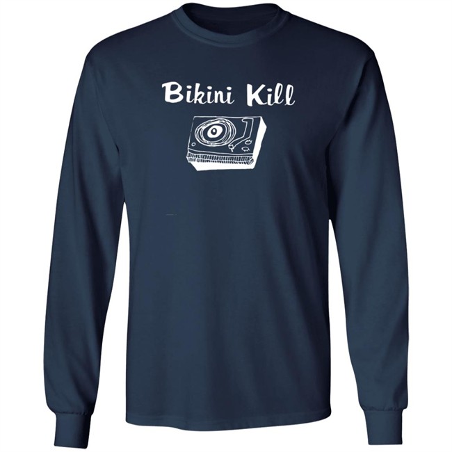 Bikini Kill Merch Record Player Crewneck Bikini Kill Merch Record Player Crewneck