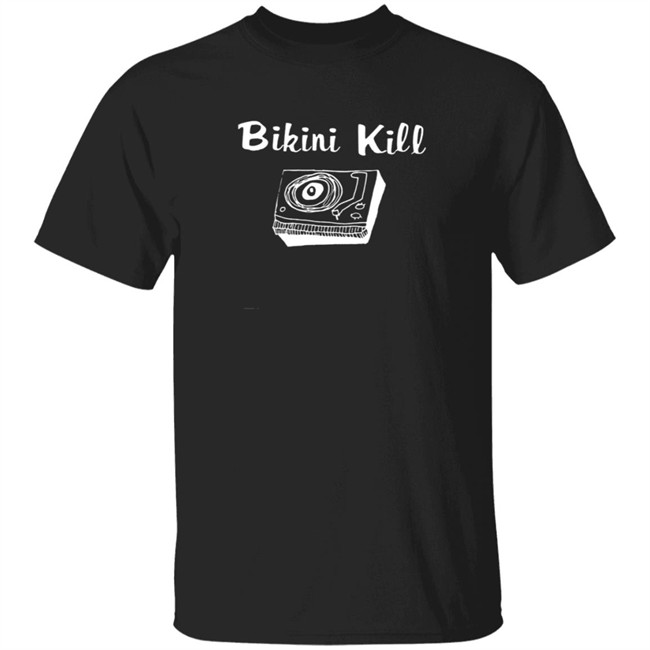 Bikini Kill Merch Record Player Crewneck Bikini Kill Merch Record Player Crewneck