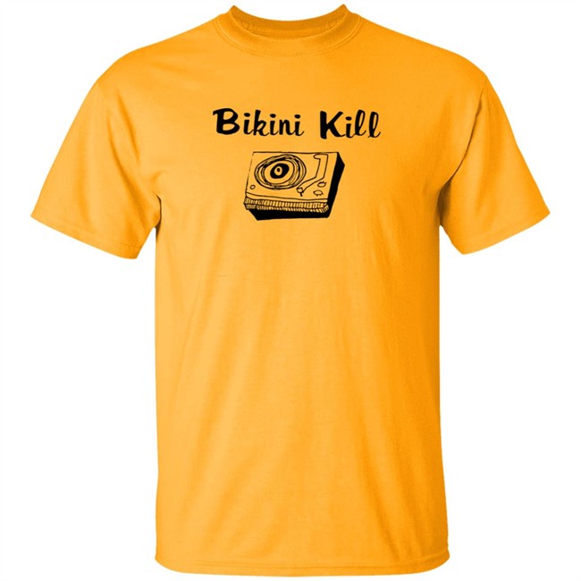 Bikini Kill Merch Record Player Crewneck Sweatshirt Bikini Kill Merch Record Player Crewneck Sweatshirt