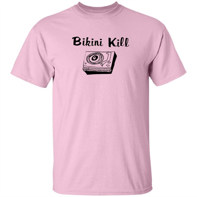 Bikini Kill Merch Record Player Crewneck Sweatshirt Bikini Kill Merch Record Player Crewneck Sweatshirt