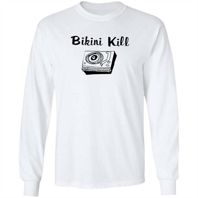 Bikini Kill Merch Record Player Crewneck Sweatshirt Bikini Kill Merch Record Player Crewneck Sweatshirt