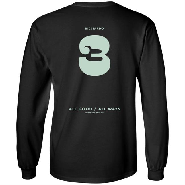 Daniel Ricciardo Merch Ric3 All Good All Ways Hoodie Daniel Ricciardo Merch Ric3 All Good All Ways Hoodie