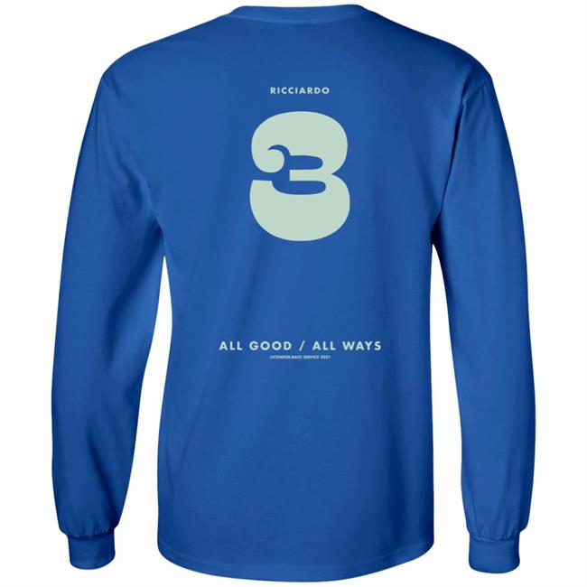 Daniel Ricciardo Merch Ric3 All Good All Ways Hoodie Daniel Ricciardo Merch Ric3 All Good All Ways Hoodie