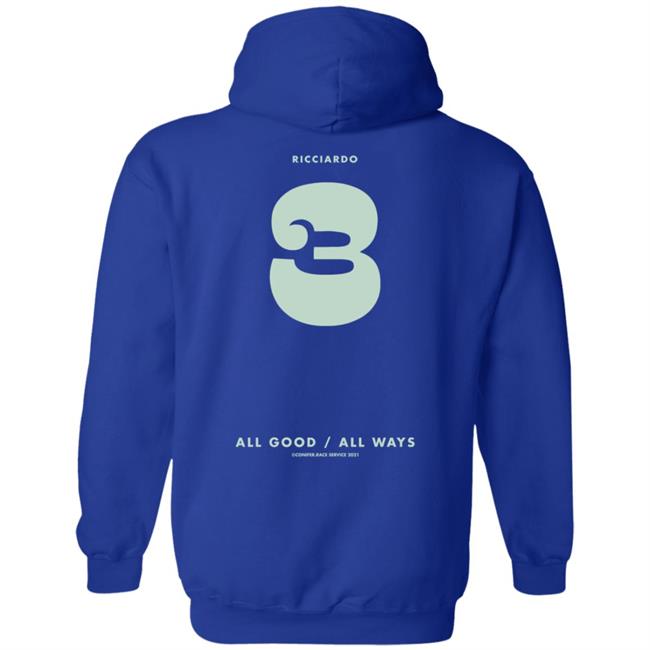 Daniel Ricciardo Merch Ric3 All Good All Ways Hoodie Daniel Ricciardo Merch Ric3 All Good All Ways Hoodie