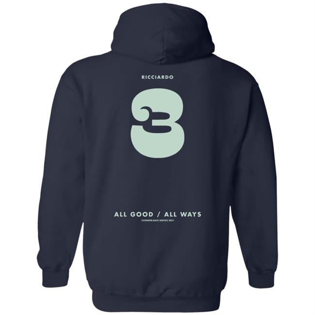 Daniel Ricciardo Merch Ric3 All Good All Ways Shirt Daniel Ricciardo Merch Ric3 All Good All Ways Shirt