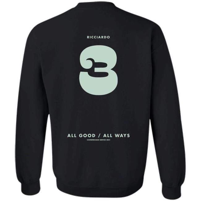 Daniel Ricciardo Merch Ric3 All Good All Ways Shirt Daniel Ricciardo Merch Ric3 All Good All Ways Shirt