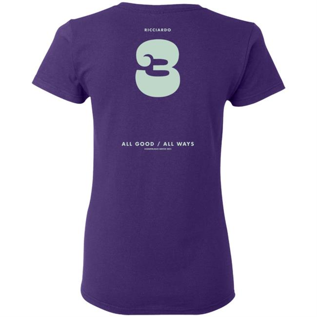Daniel Ricciardo Merch Ric3 All Good All Ways Long Sleeve Shirt Daniel Ricciardo Merch Ric3 All Good All Ways Long Sleeve Shirt