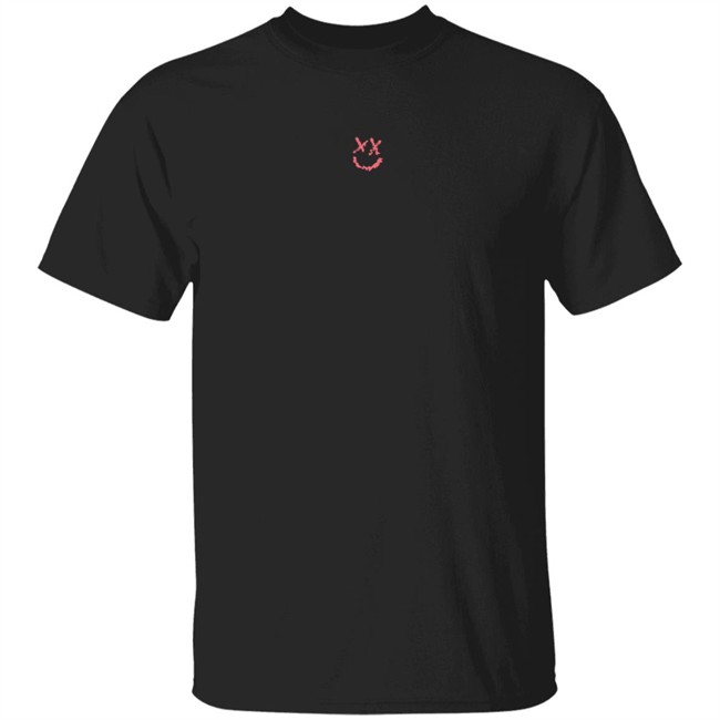 Louis Tomlinson Merch Store Shop Black Reflection Smiley Shirt