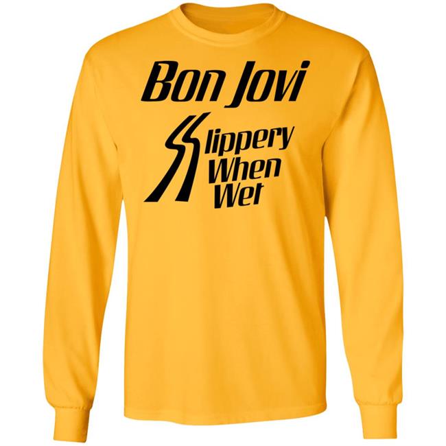 Bon Jovi Slippery When Wet Shirt Shop the Bon Jovi Official Merch Online Store Bon Jovi Slippery When Wet Shirt Bon Jovi Official Merch Online Store