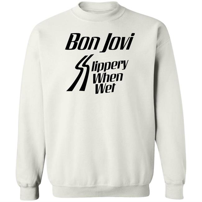 Bon Jovi Slippery When Wet Shirt Shop the Bon Jovi Official Merch Online Store Bon Jovi Slippery When Wet Shirt Bon Jovi Official Merch Online Store